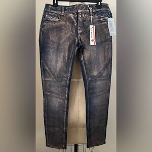 Rock Revival Biker Arianna Skinny Women's Jeans Size 30